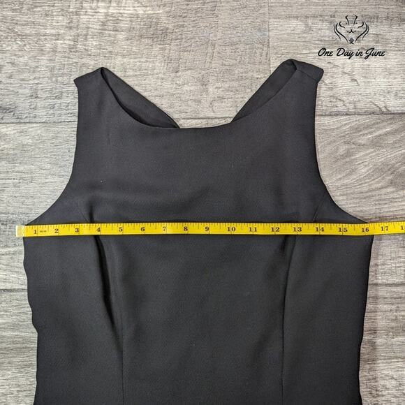 Talbots Sleeveless Little Black Dress Size 6 - Picture 3 of 5
